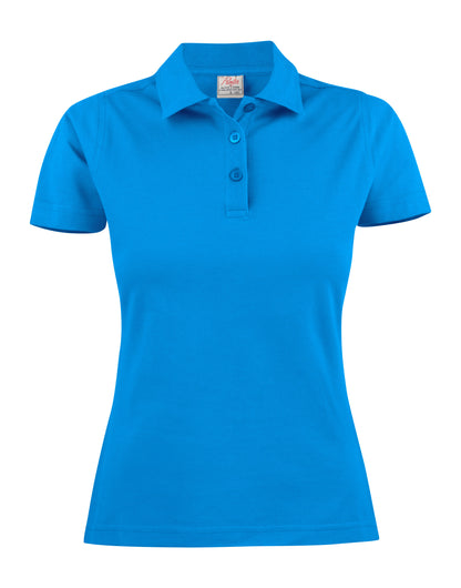 Printer Ladies Surf Light Polo PE2265023 - Ocean Blue - Customisable Polos