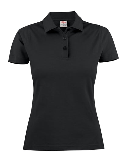 Printer Ladies Surf Light Polo PE2265023 - Black - Customisable Polos