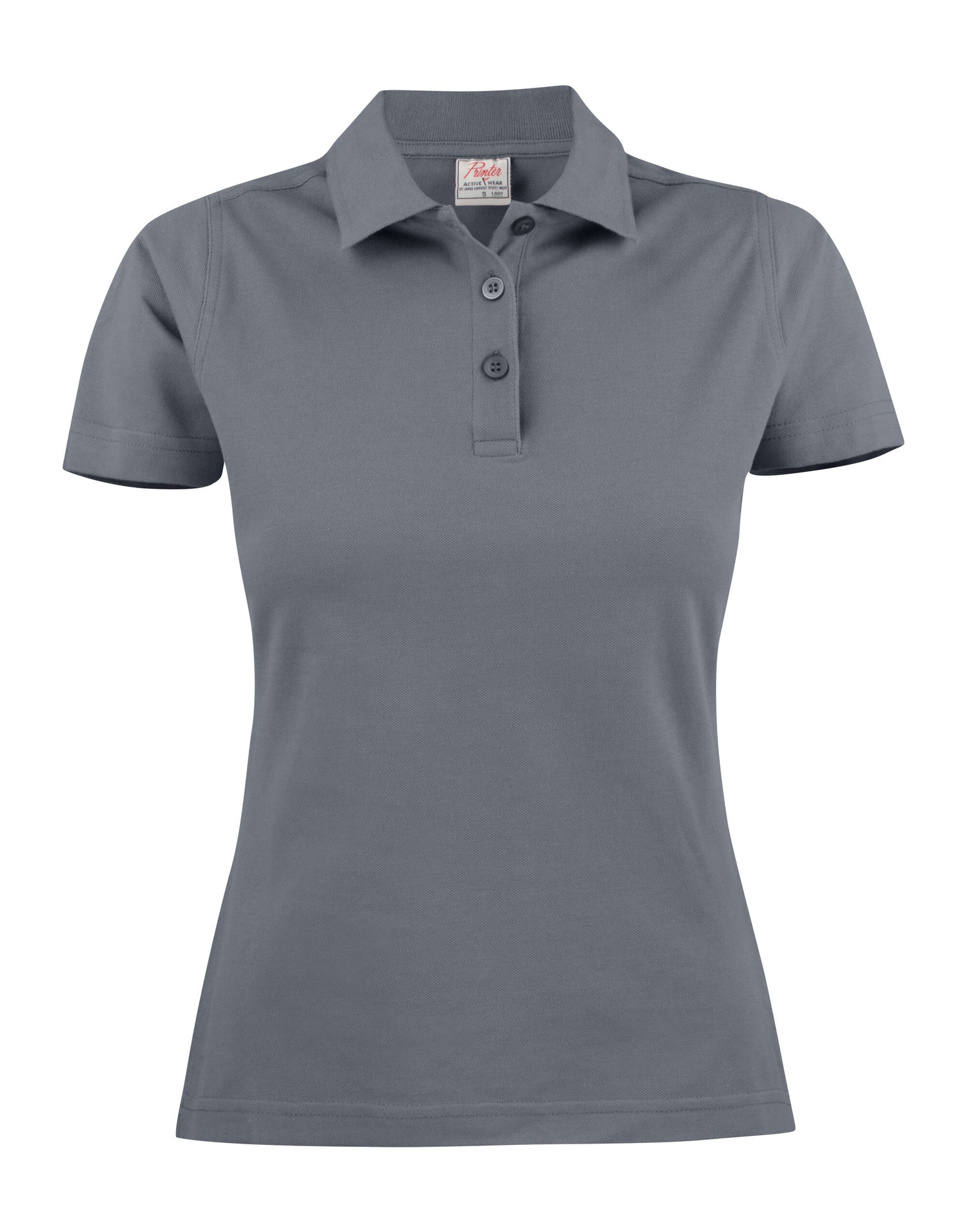 Printer Ladies Surf Light Polo PE2265023 - Steel Grey - Customisable Polos