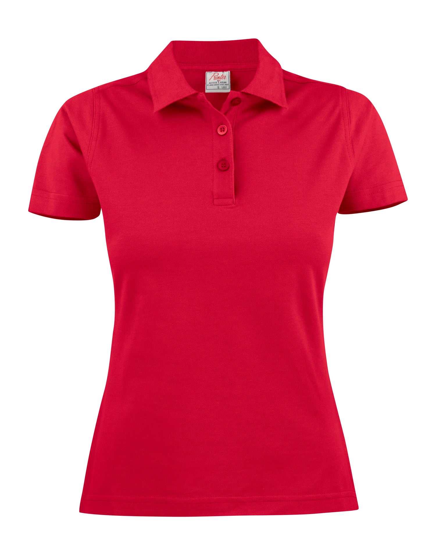 Printer Ladies Surf Light Polo PE2265023 - Red - Customisable Polos