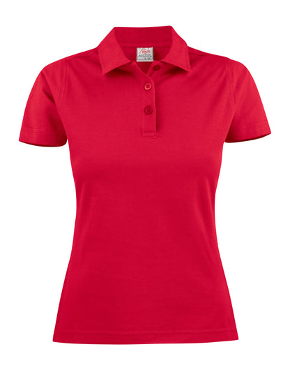 Printer Ladies Surf Light Polo PE2265023 - Red - Customisable Polos