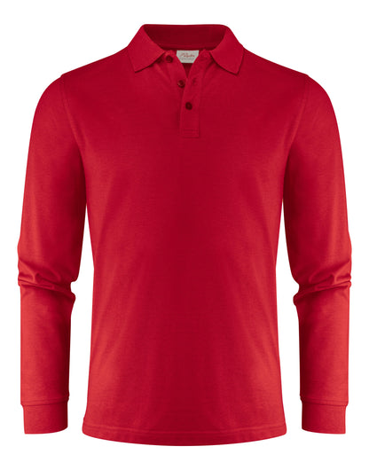 Printer Mens Surf Pro LS Polo PE2265026 - Red - Customisable Polos