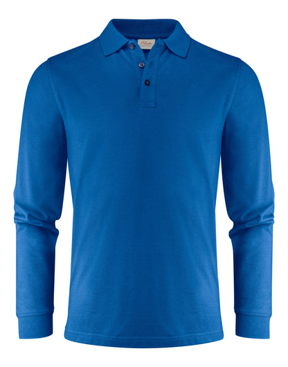 Printer Mens Surf Pro LS Polo PE2265026 - Ocean Blue - Customisable Polos