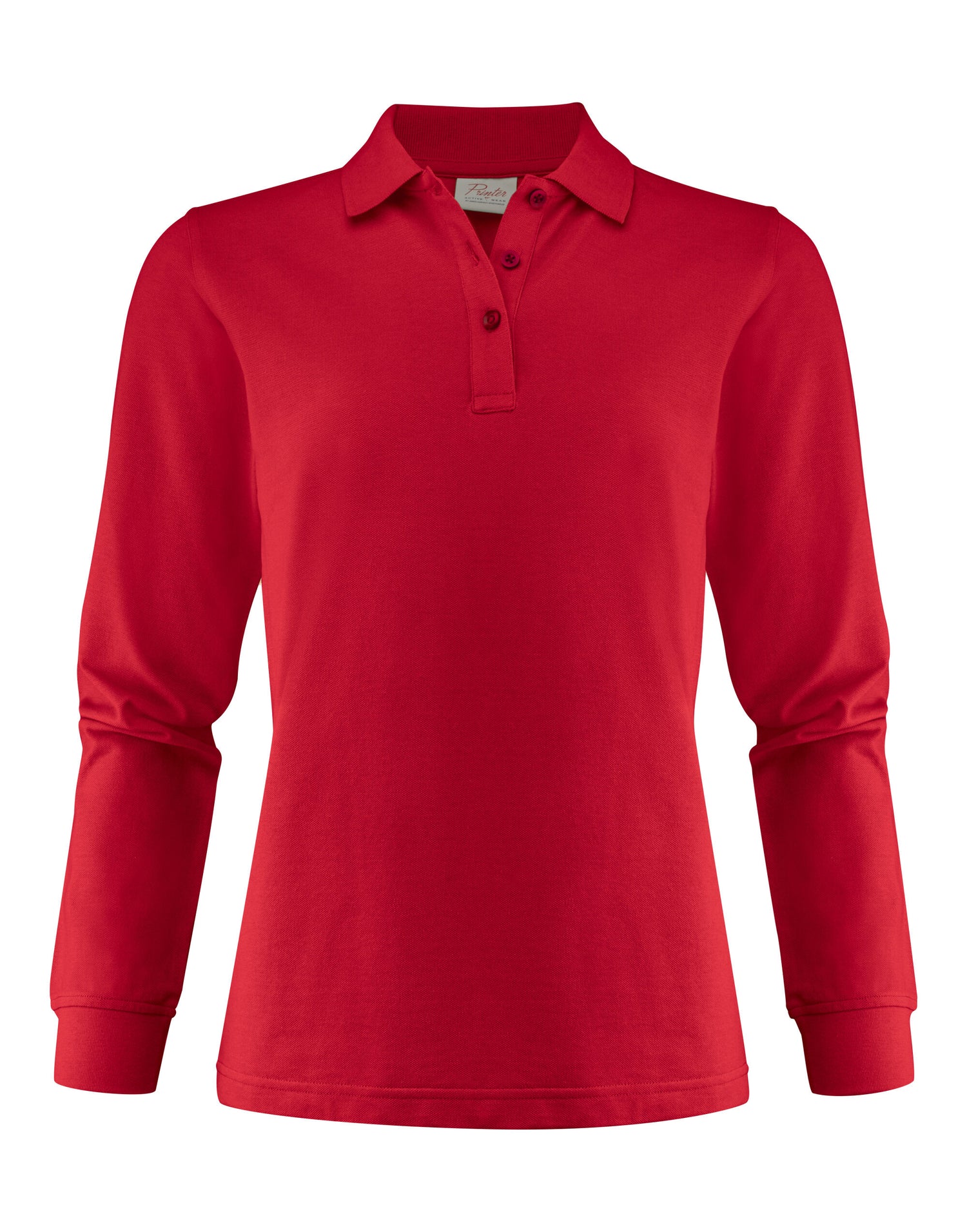 Printer Ladies Surf Pro LS Polo PE2265027 - Red - Customisable Polos