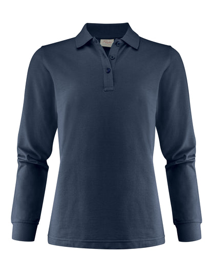 Printer Ladies Surf Pro LS Polo PE2265027 - Navy - Customisable Polos