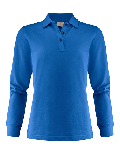 Printer Ladies Surf Pro LS Polo PE2265027 - Ocean Blue - Customisable Polos