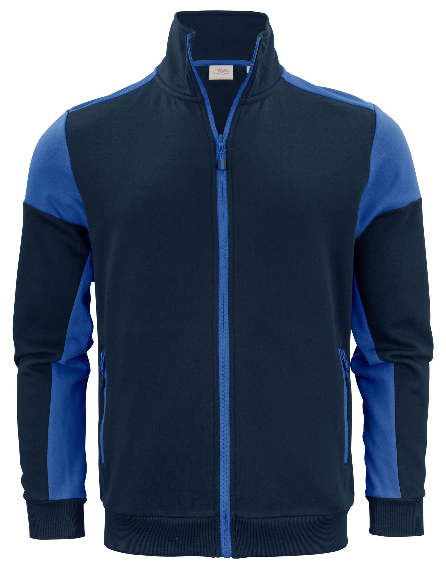 Printer Prime Full Zip Sweater PP2262061 - Navy Cobalt - Customisable Sweatshirts