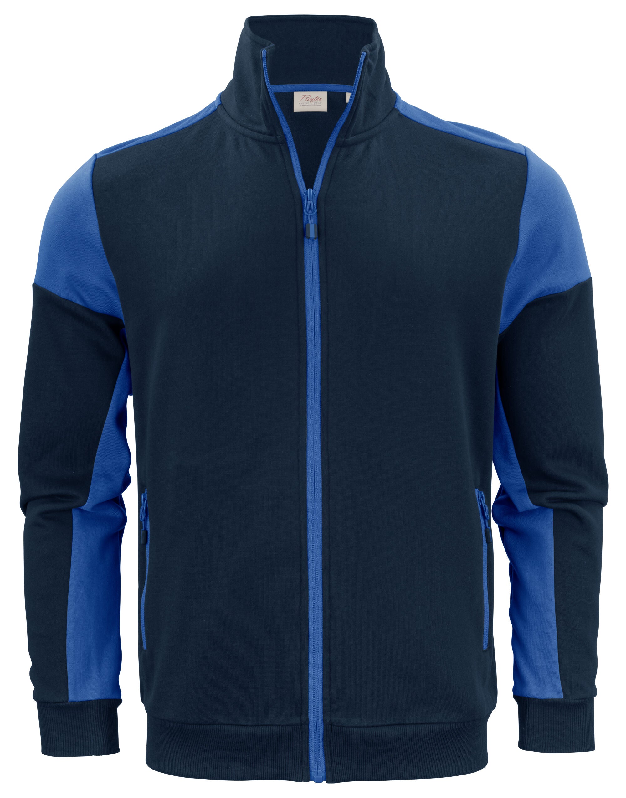 Printer Prime Full Zip Sweater PP2262061 - Navy Cobalt - Customisable Sweatshirts