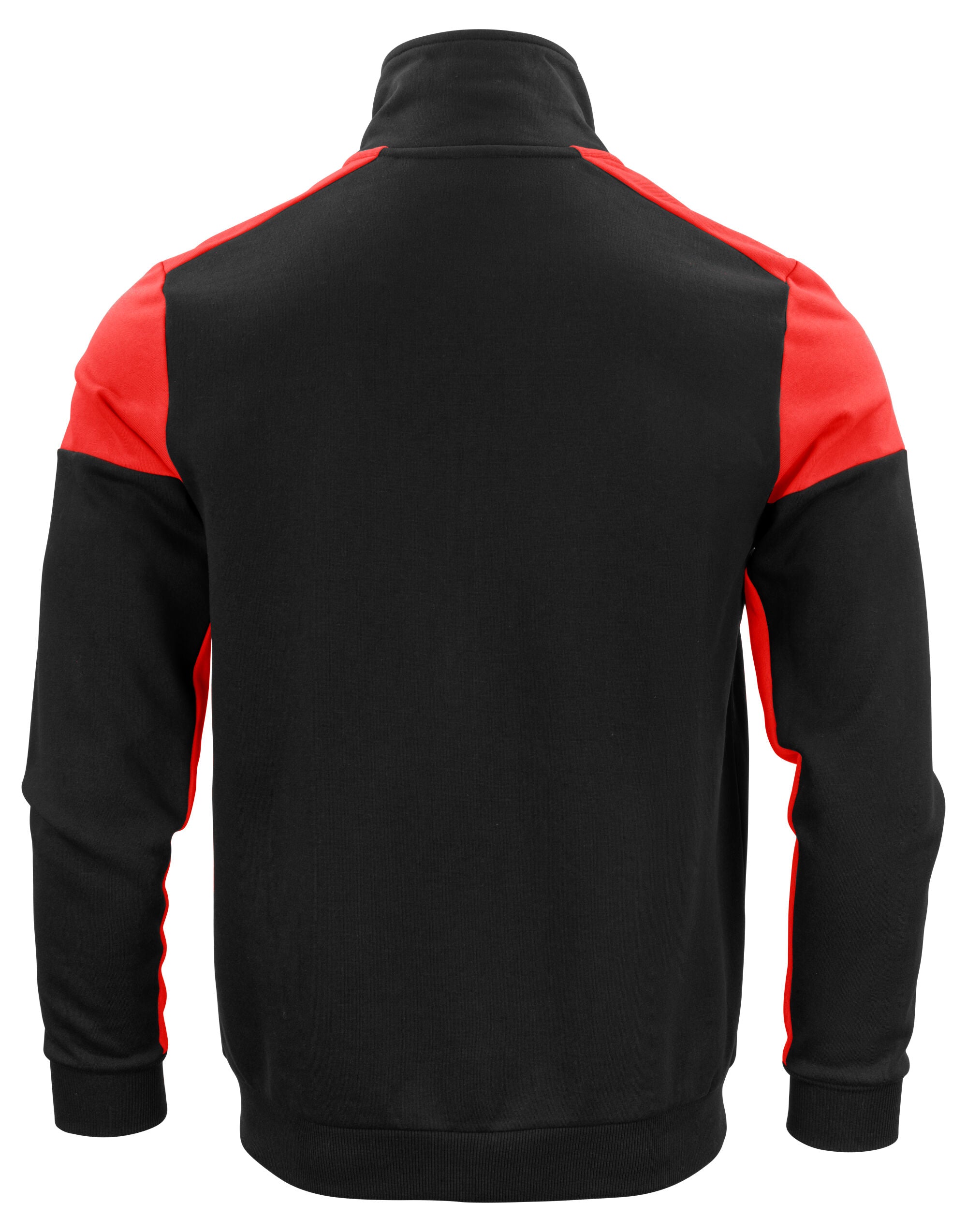 Printer Prime Full Zip Sweater PP2262061 - Black Red - Customisable Sweatshirts