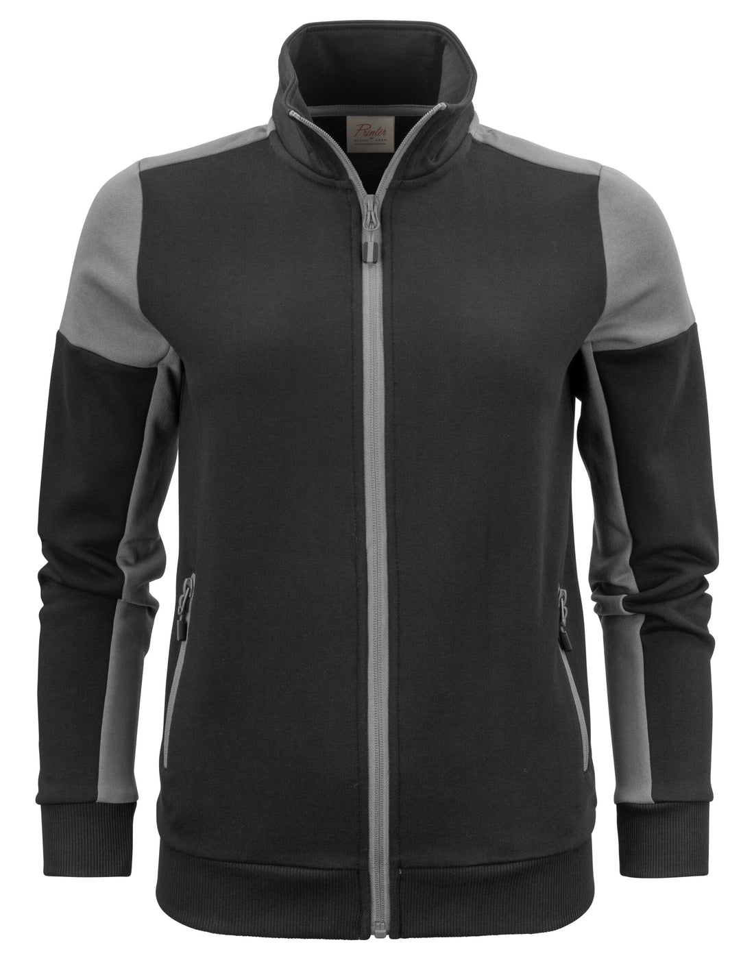 Printer Prime Ladies Full Zip Sweat PP2262062 - Black Anthracite - Customisable Sweatshirts