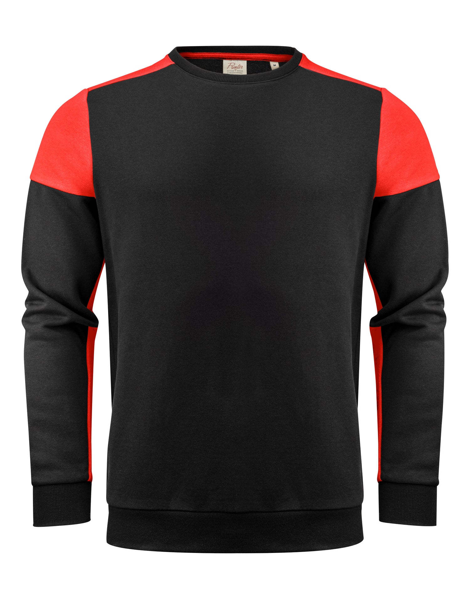Printer Prime Crewneck PP2262071 - Black Red - Customisable Sweatshirts