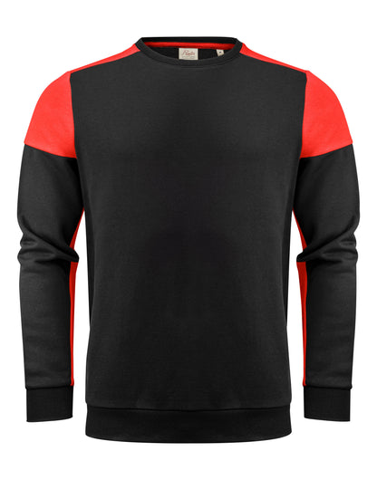 Printer Prime Crewneck PP2262071 - Black Red - Customisable Sweatshirts