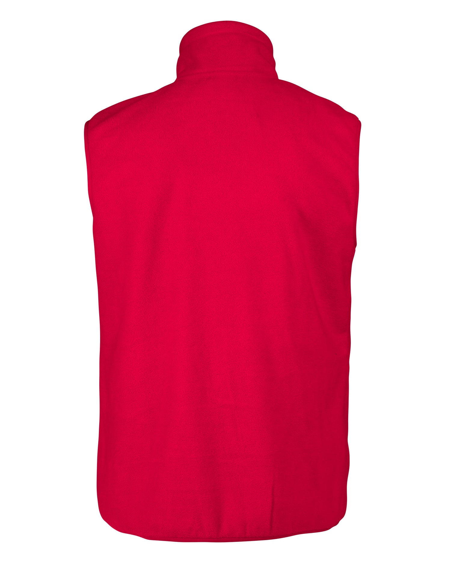 Printer Red Sideflip Fleece Vest pr2261506 - Red - Customisable Outerwear