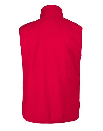 Printer Red Sideflip Fleece Vest pr2261506 - Red - Customisable Outerwear