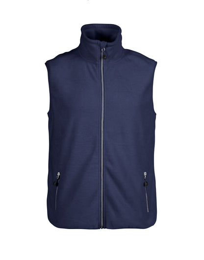 Printer Red Sideflip Fleece Vest pr2261506 - Navy - Customisable Outerwear