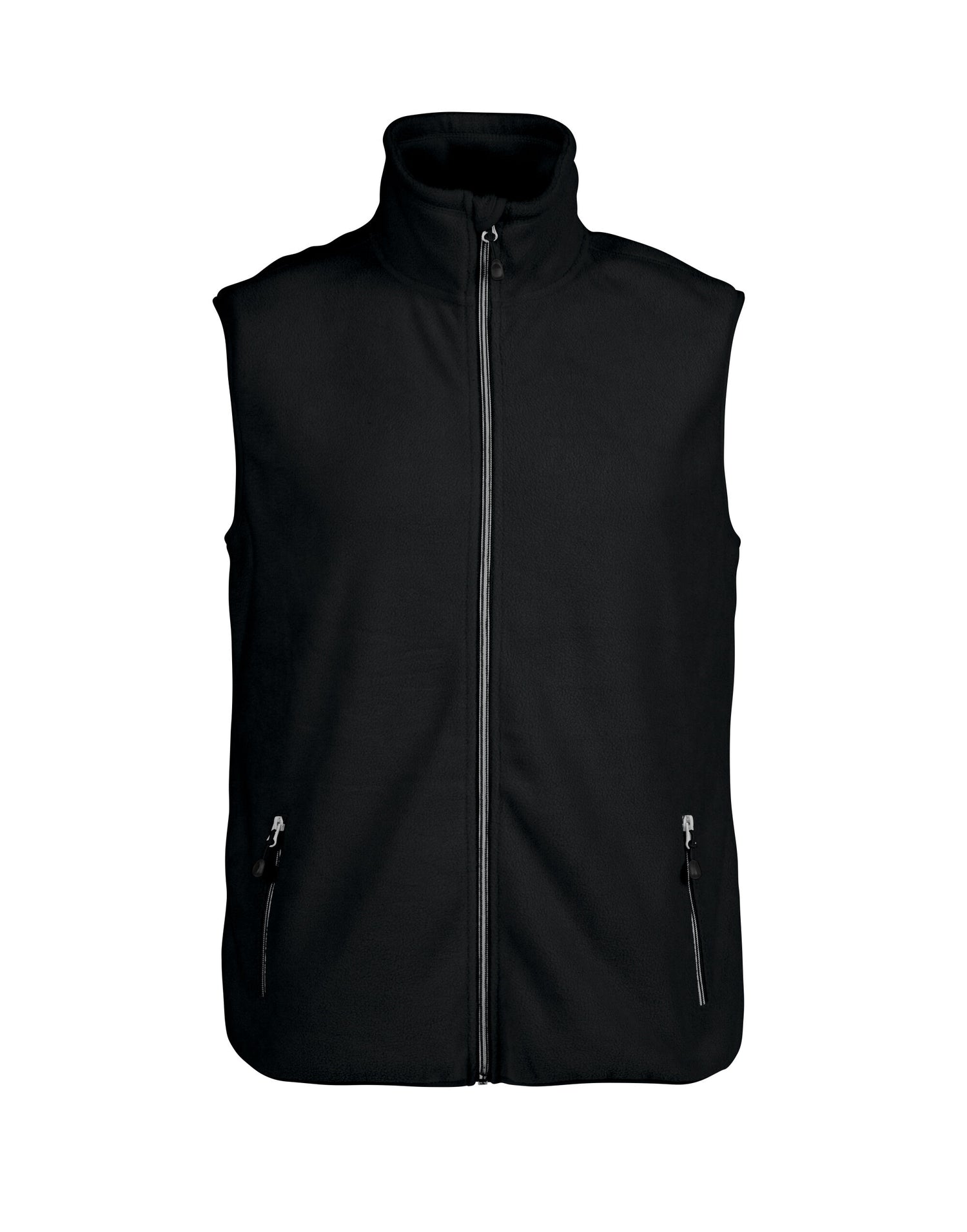 Printer Red Sideflip Fleece Vest pr2261506 - Black - Customisable Outerwear