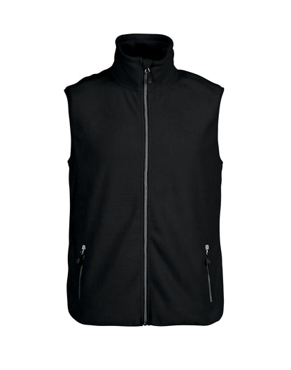 Printer Red Sideflip Fleece Vest pr2261506 - Black - Customisable Outerwear