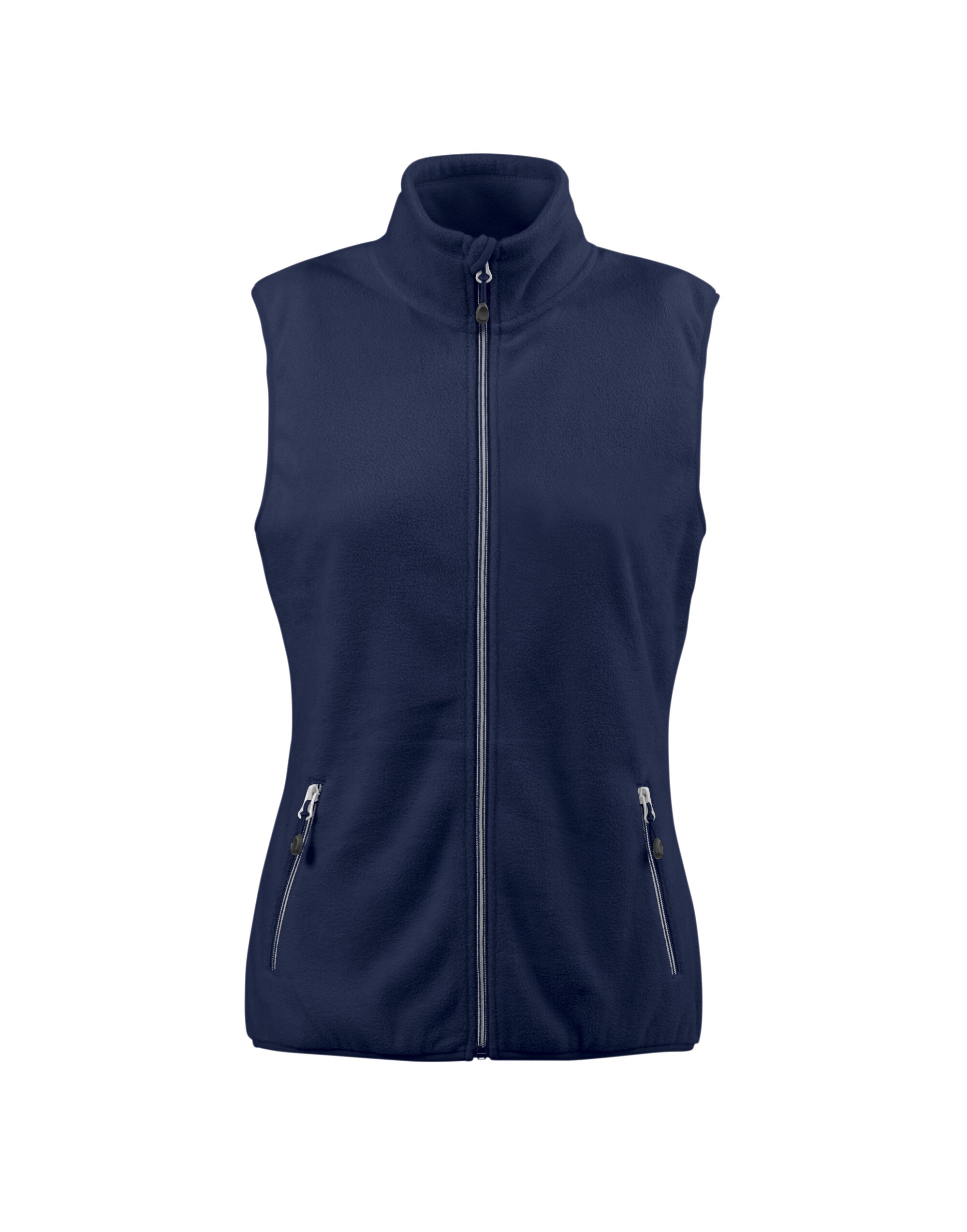 Printer Red Ladies Sideflip Fleece Vest pr2261507 - Navy - Customisable Outerwear