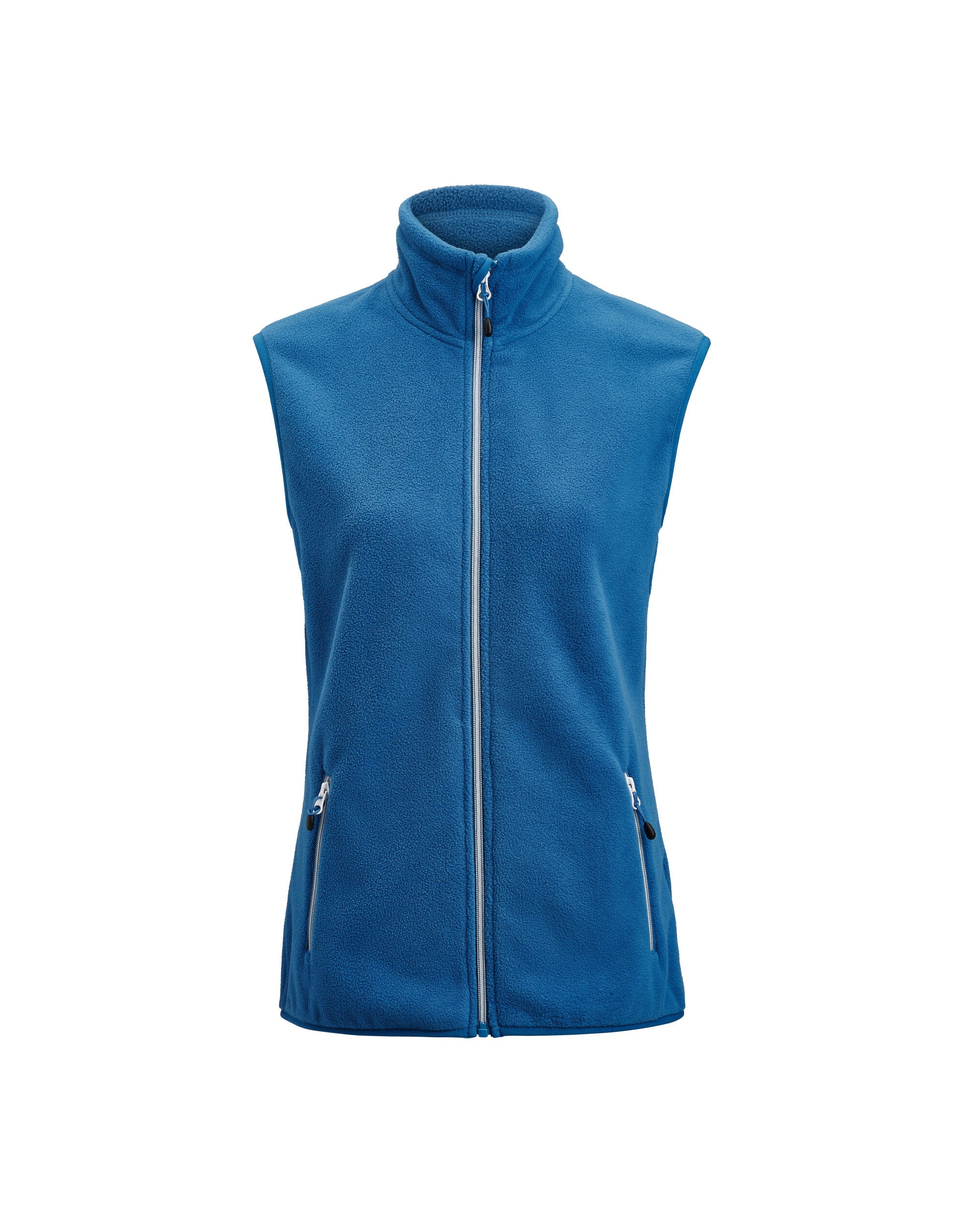 Printer Red Ladies Sideflip Fleece Vest pr2261507 - Bright Blue - Customisable Outerwear