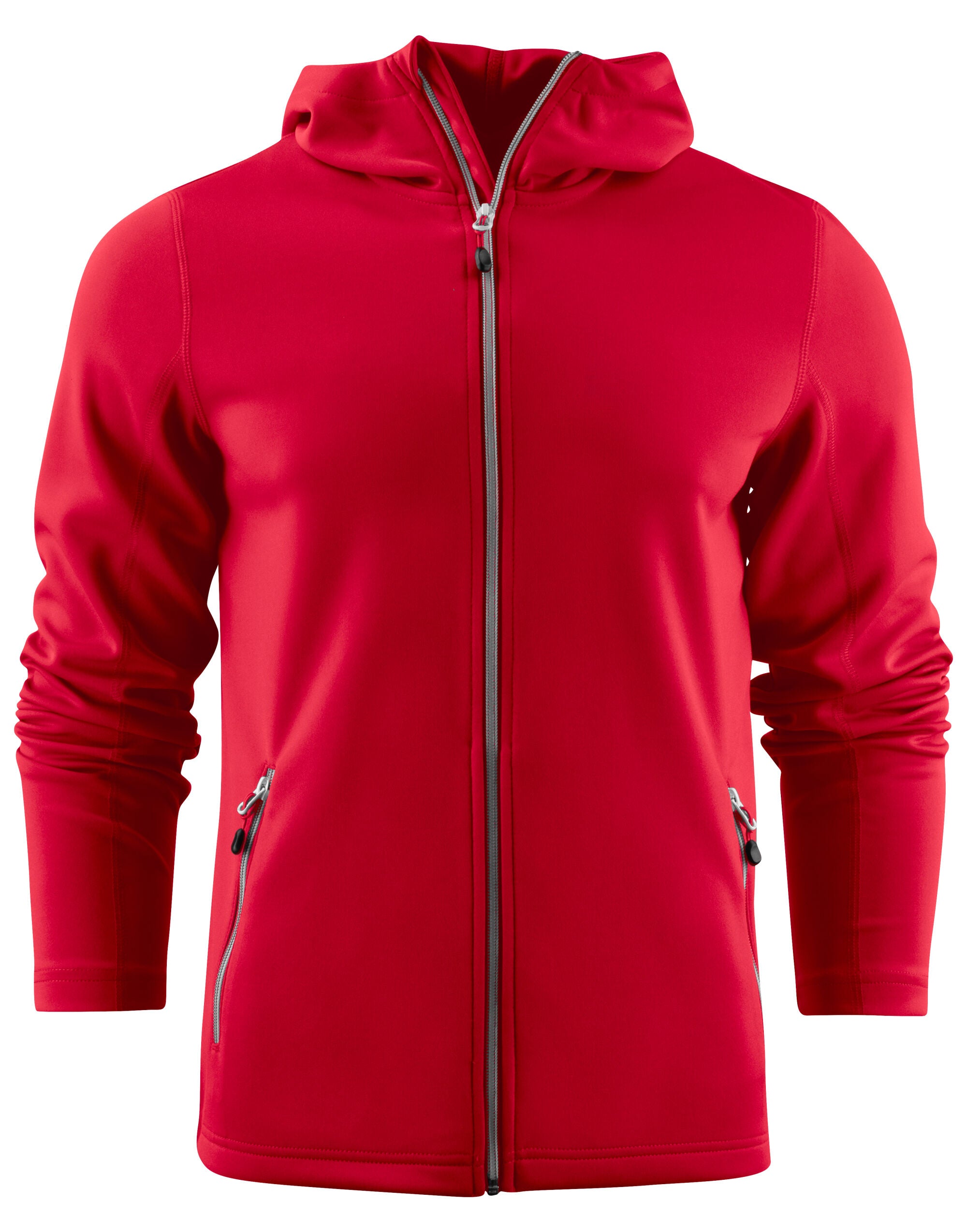 Printer Red Layback Full Zip Hoodie PR2262056 - Red - Customisable Hoodies