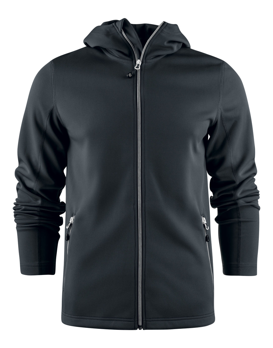 Printer Red Layback Full Zip Hoodie PR2262056 - Black - Customisable Hoodies