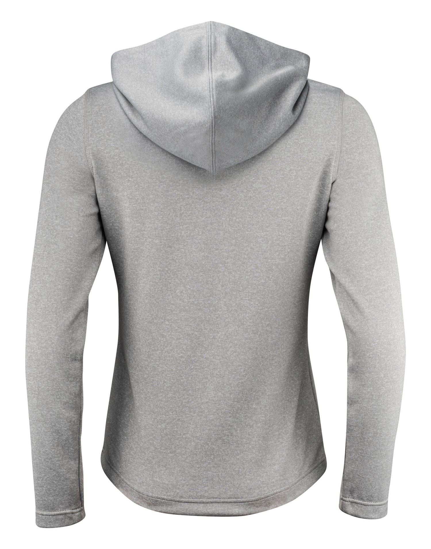 Printer Red Ladies Layback FZ Hoodie pr2262057 - Grey Melange - Customisable Hoodies