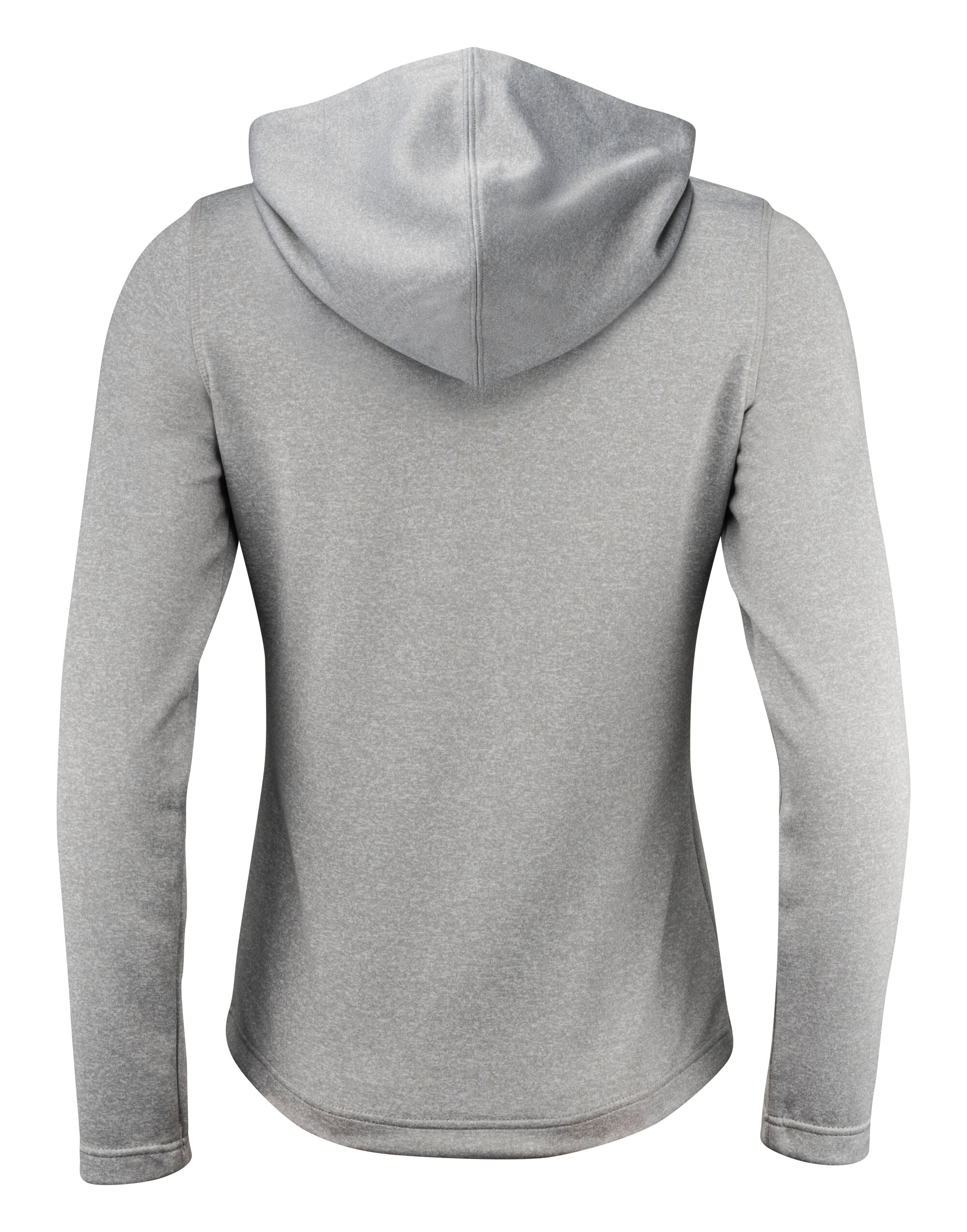 Printer Red Ladies Layback FZ Hoodie pr2262057 - Grey Melange - Customisable Hoodies