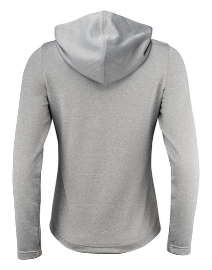 Printer Red Ladies Layback FZ Hoodie pr2262057 - Grey Melange - Customisable Hoodies
