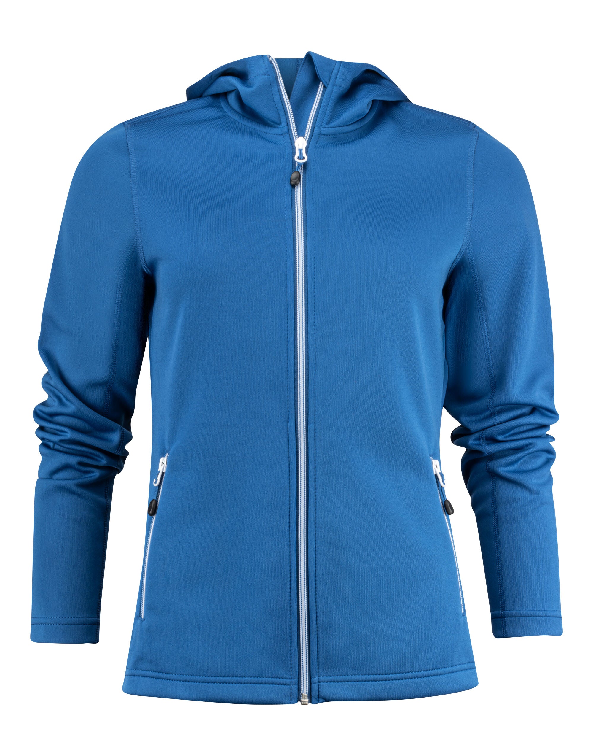 Printer Red Ladies Layback FZ Hoodie pr2262057 - Bright Blue - Customisable Hoodies