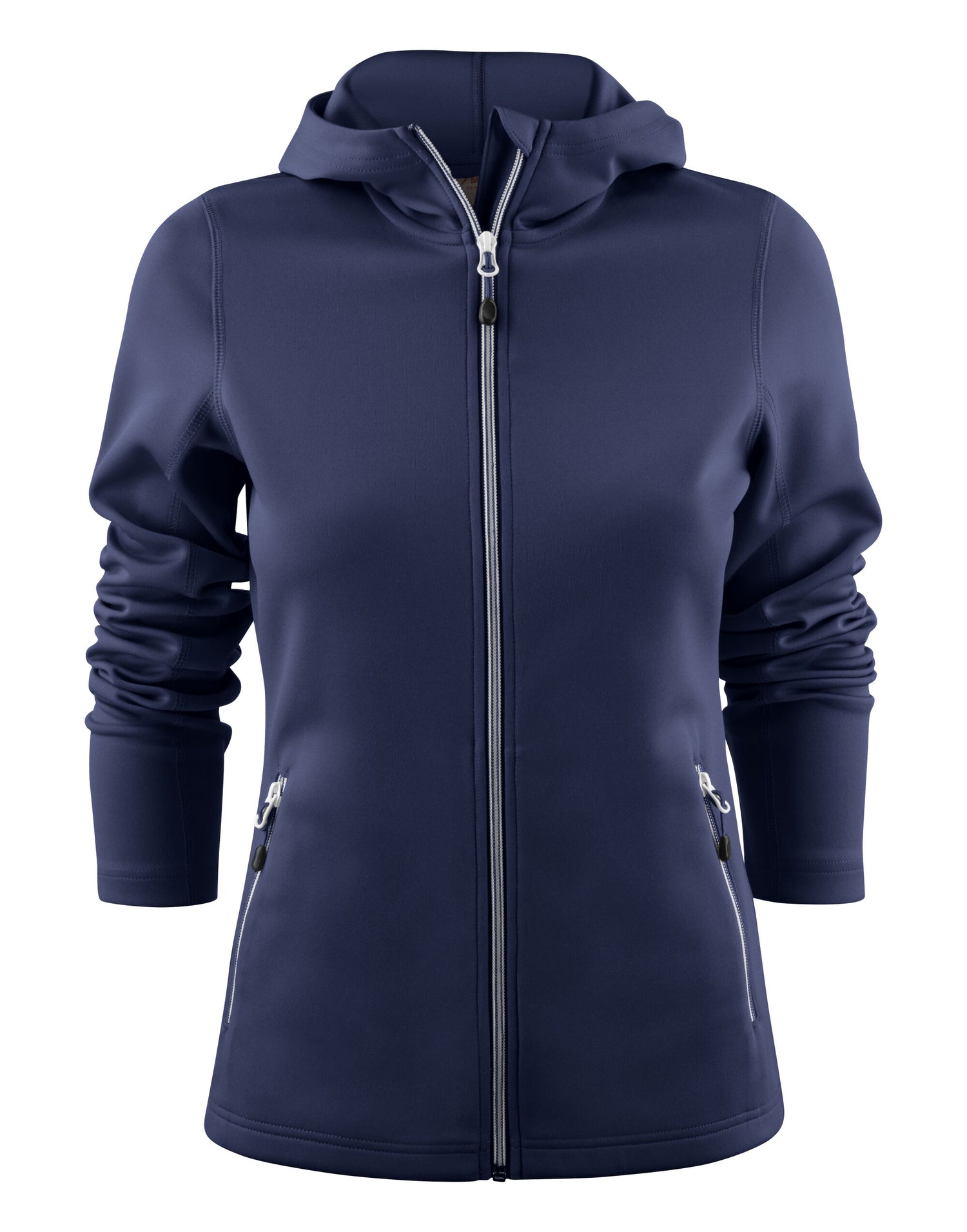 Printer Red Ladies Layback FZ Hoodie pr2262057 - Navy - Customisable Hoodies