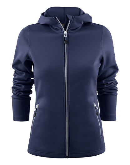 Printer Red Ladies Layback FZ Hoodie pr2262057 - Navy - Customisable Hoodies
