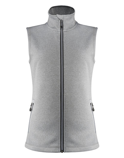 Printer Red Ladies Powerslide Vest pr2262073 - Grey Melange - Customisable Outerwear