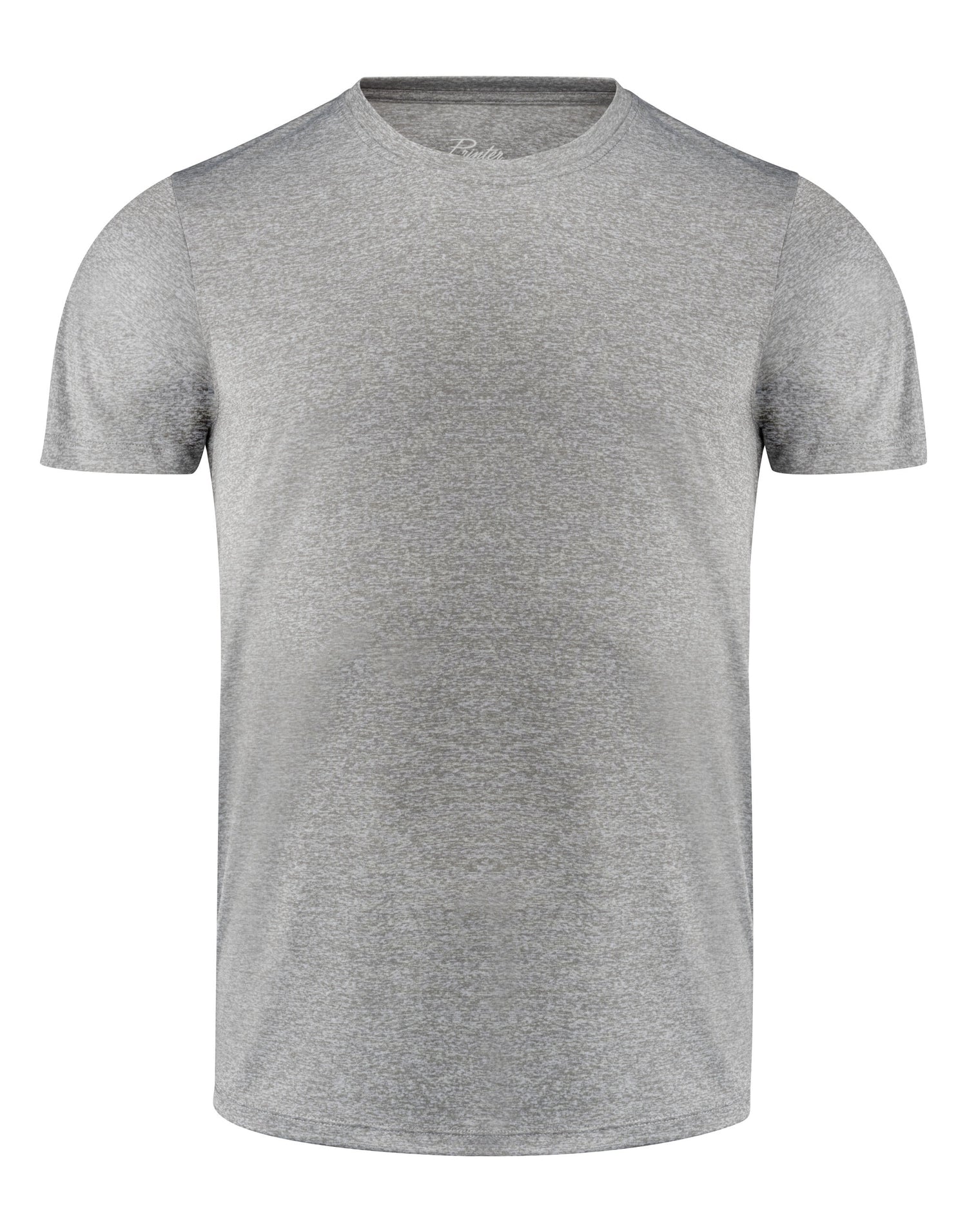 Printer Red Run Active T Shirt PR2264023 - Grey Melange - Customisable T-Shirts