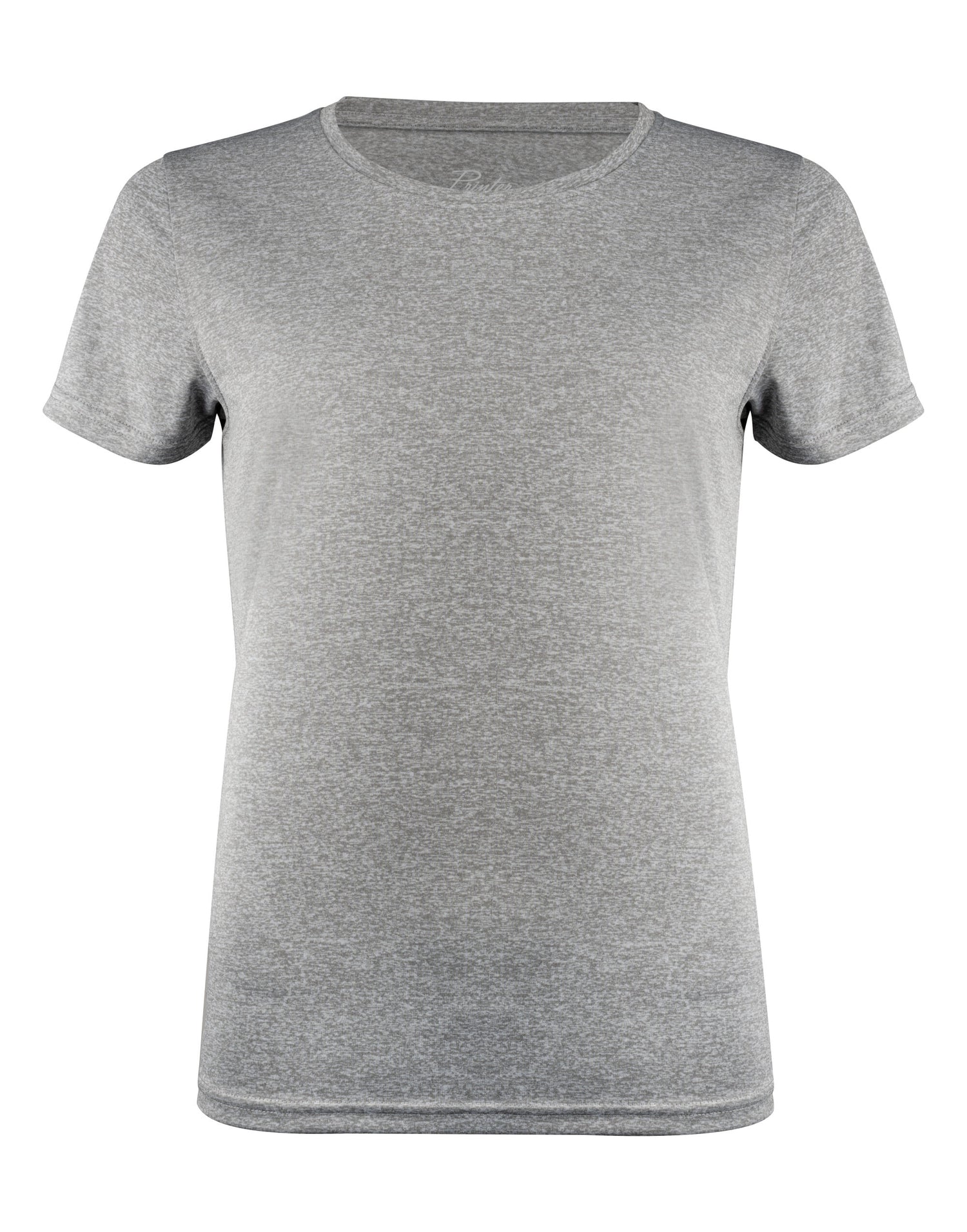 Printer Red Ladies Run T Shirt PR2264026 - Grey Melange - Customisable T-Shirts