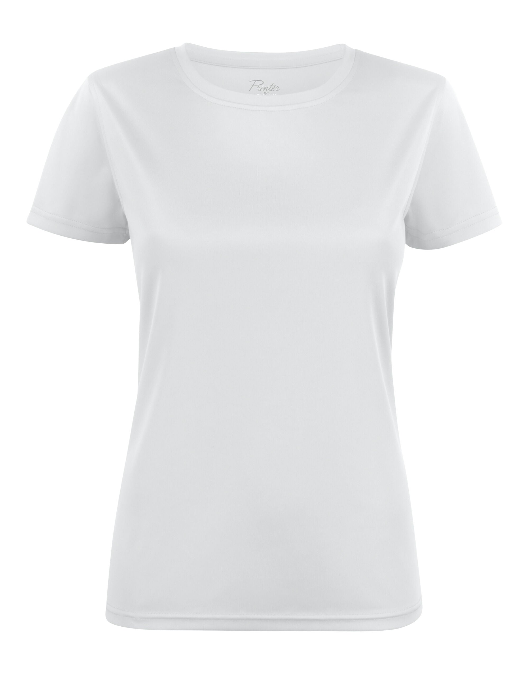 Printer Red Ladies Run T Shirt PR2264026 - White - Customisable T-Shirts