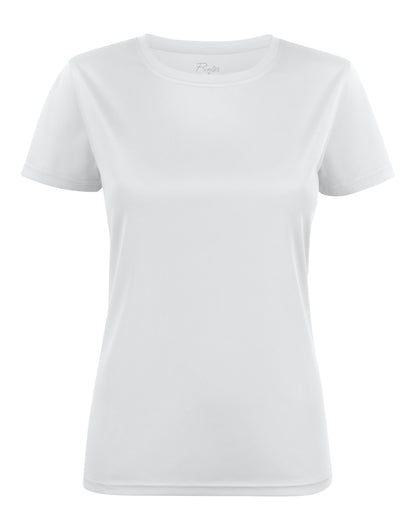 Printer Red Ladies Run T Shirt PR2264026 - White - Customisable T-Shirts