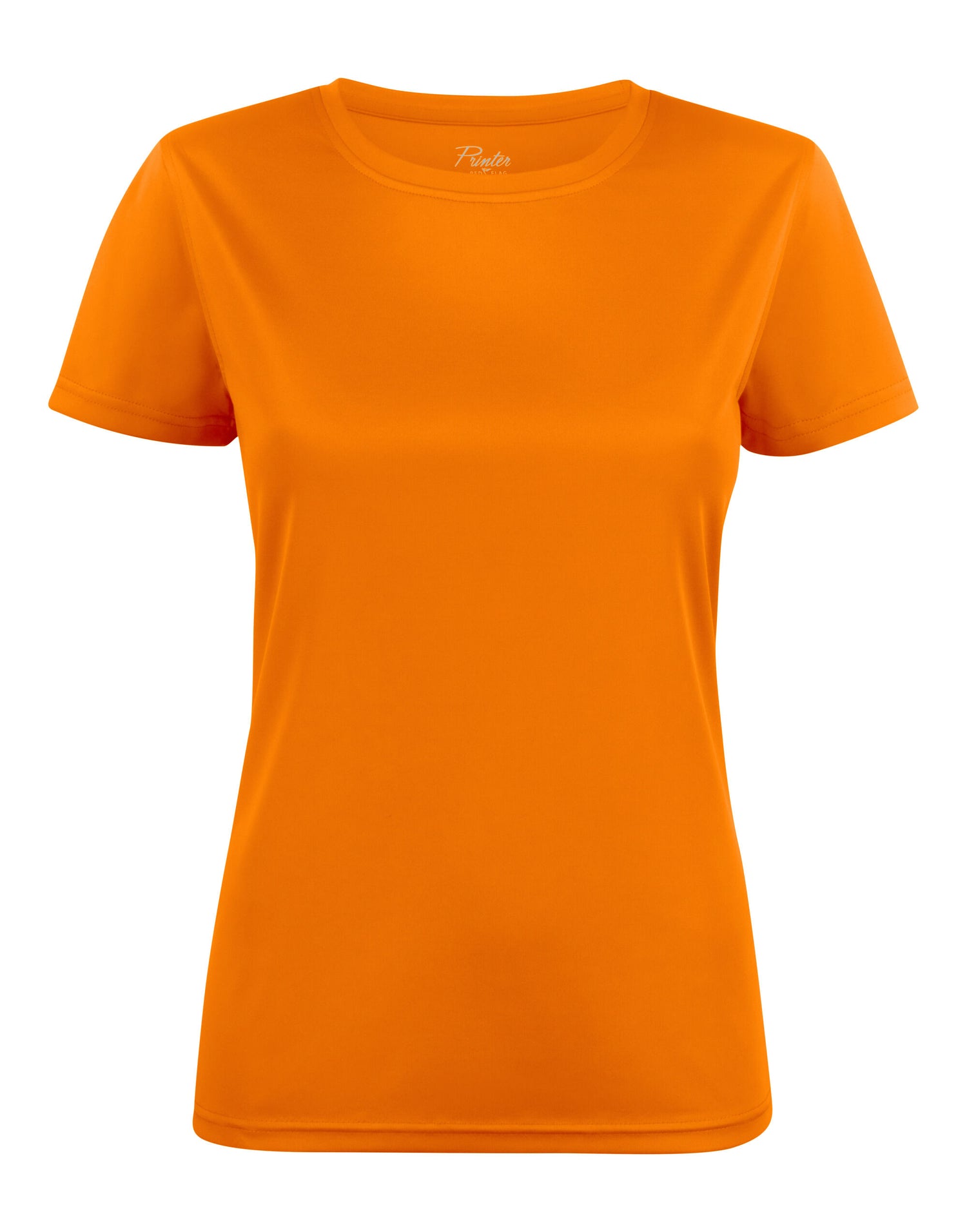 Printer Red Ladies Run T Shirt PR2264026 - Bright Orange - Customisable T-Shirts