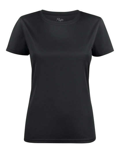 Printer Red Ladies Run T Shirt PR2264026 - Black - Customisable T-Shirts
