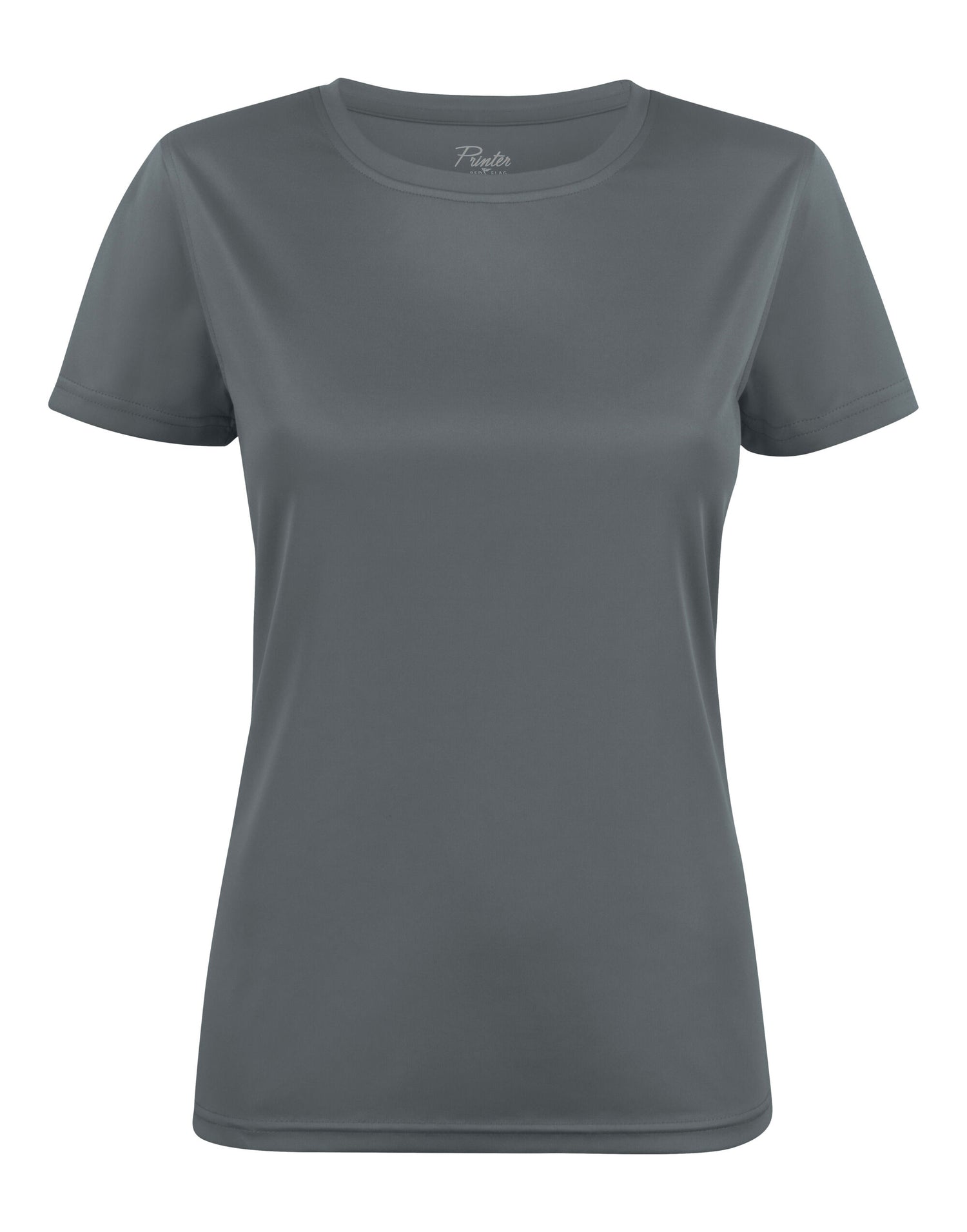 Printer Red Ladies Run T Shirt PR2264026 - Metal Grey - Customisable T-Shirts