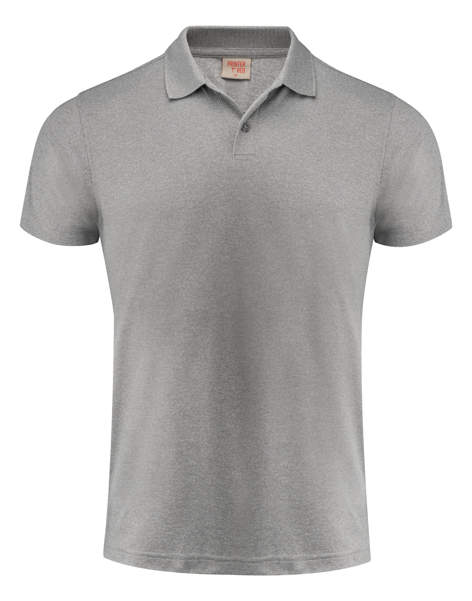 Printer Red Smash Polo Shirt PR2265028 - Grey Melange - Customisable Polos