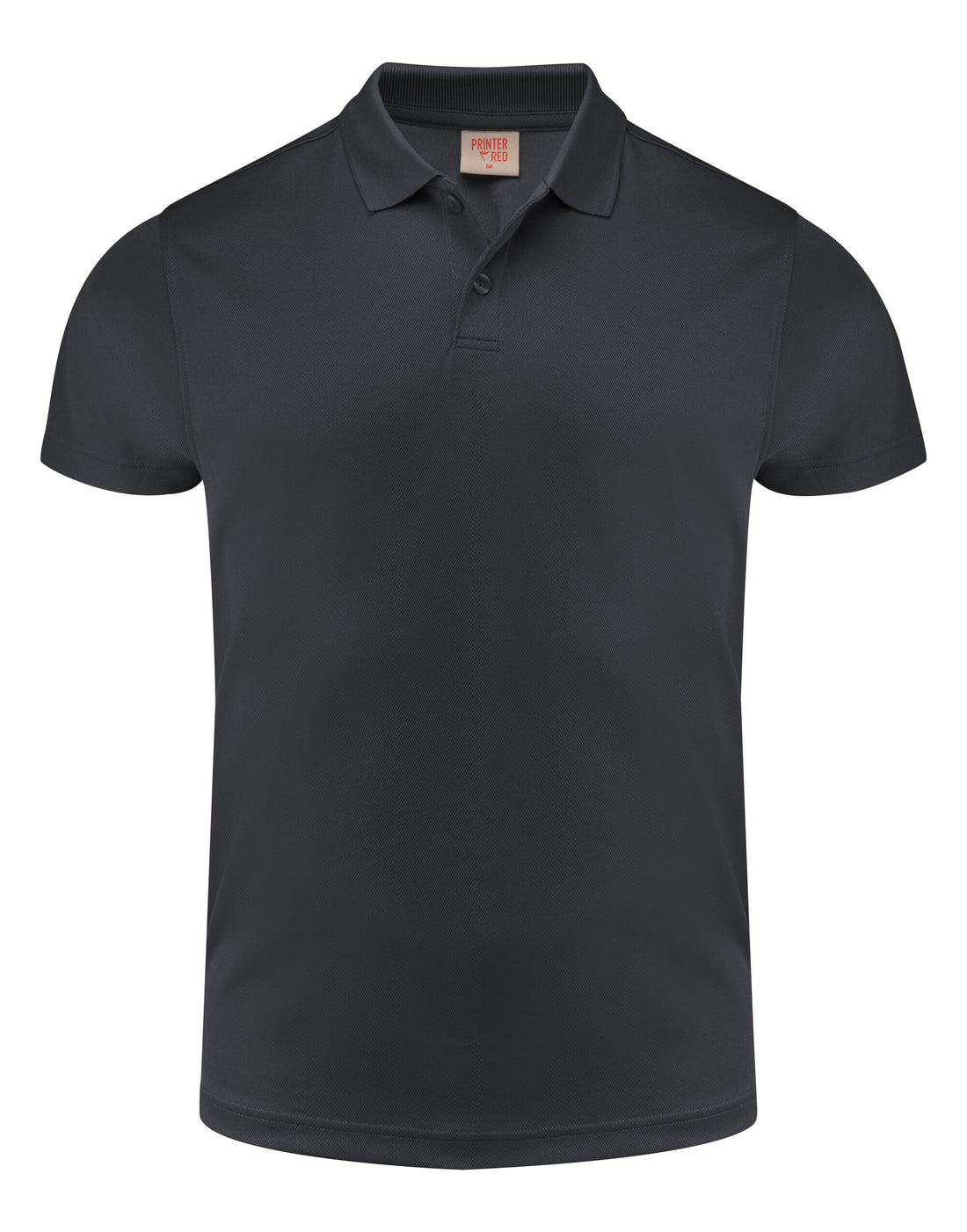 Printer Red Smash Polo Shirt PR2265028 - Black - Customisable Polos