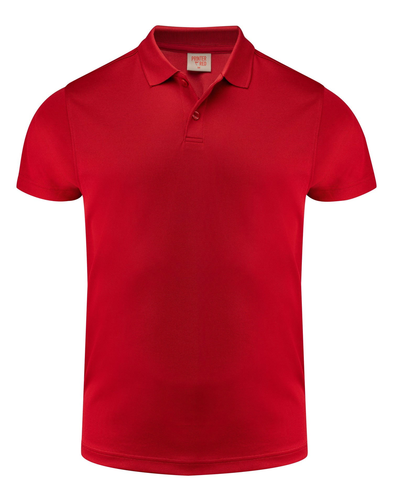 Printer Red Smash Polo Shirt PR2265028 - Red - Customisable Polos