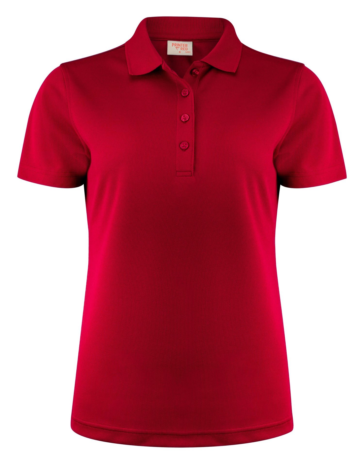 Printer Red Ladies Smash Polo Shirt PR2265029 - Red - Customisable Polos