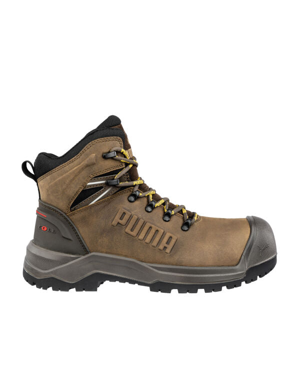 Puma Iron HD Brown Mid Boots ps632710 - - Customisable Safety Boots