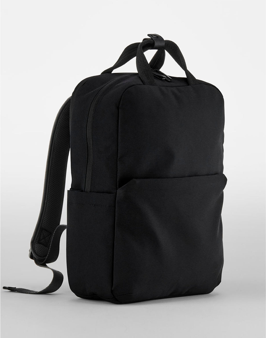 Quadra Stockholm Laptop Backpack qd271 - Black O S - Customisable Bags