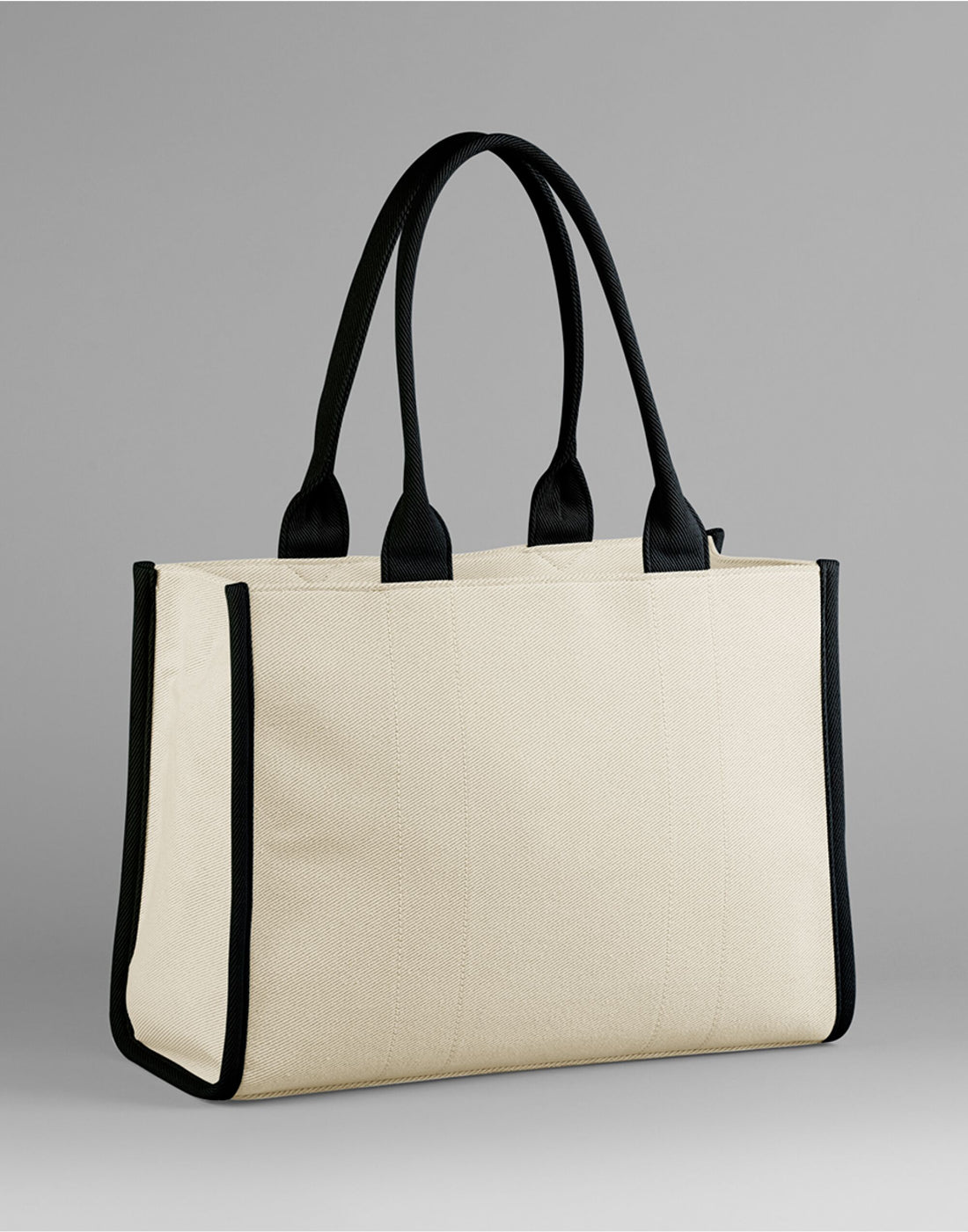Quadra Puerto Large Tote QD633 - Natural Black O S - Customisable
