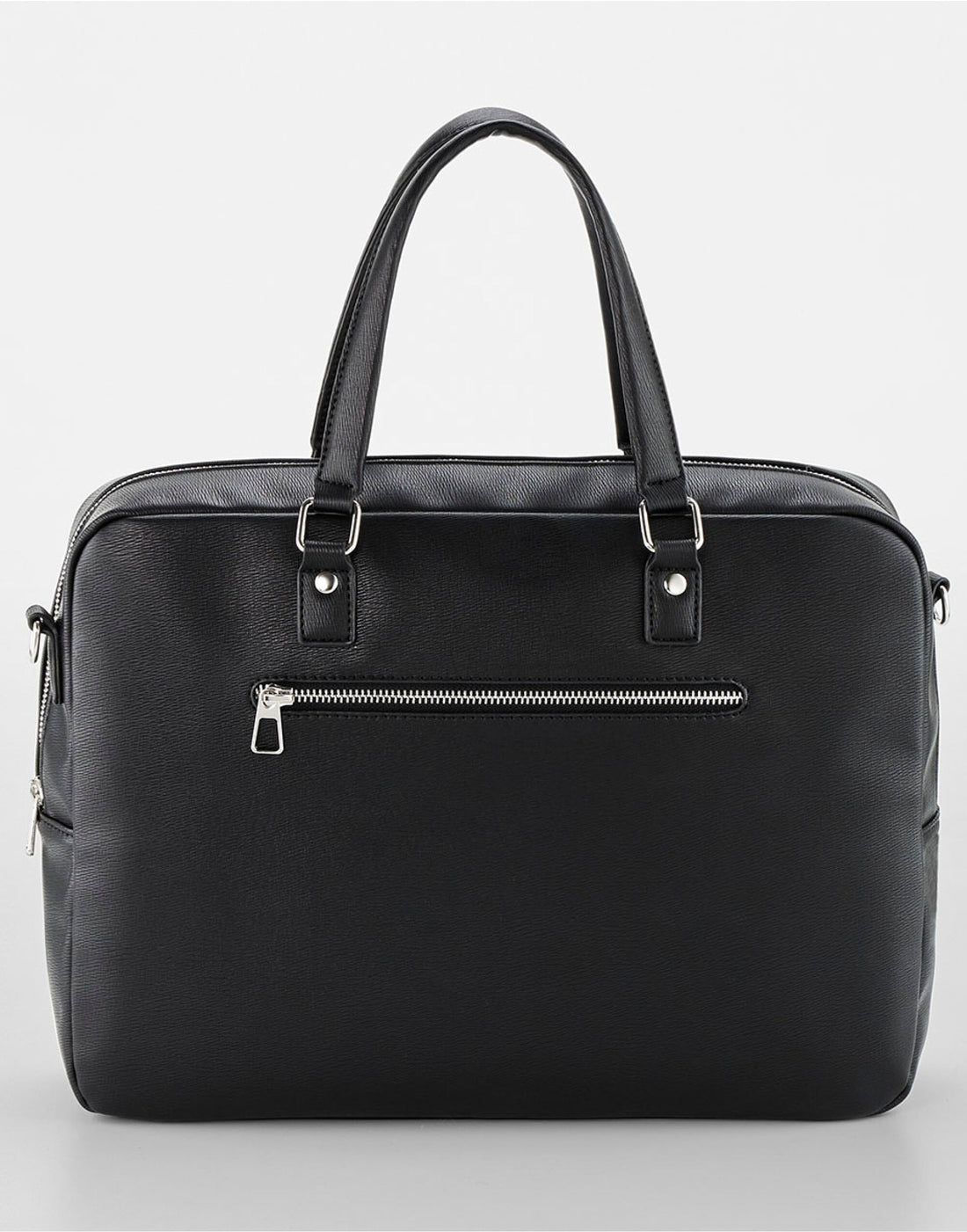 Quadra Tailored Luxe Briefcase qd771 - Black O S - Customisable Bags