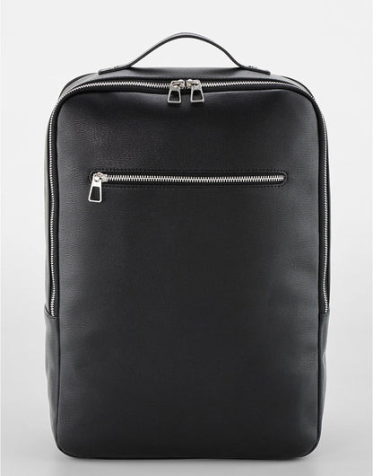 Quadra Tailored Luxe Backpack qd774 - Black O S - Customisable Bags