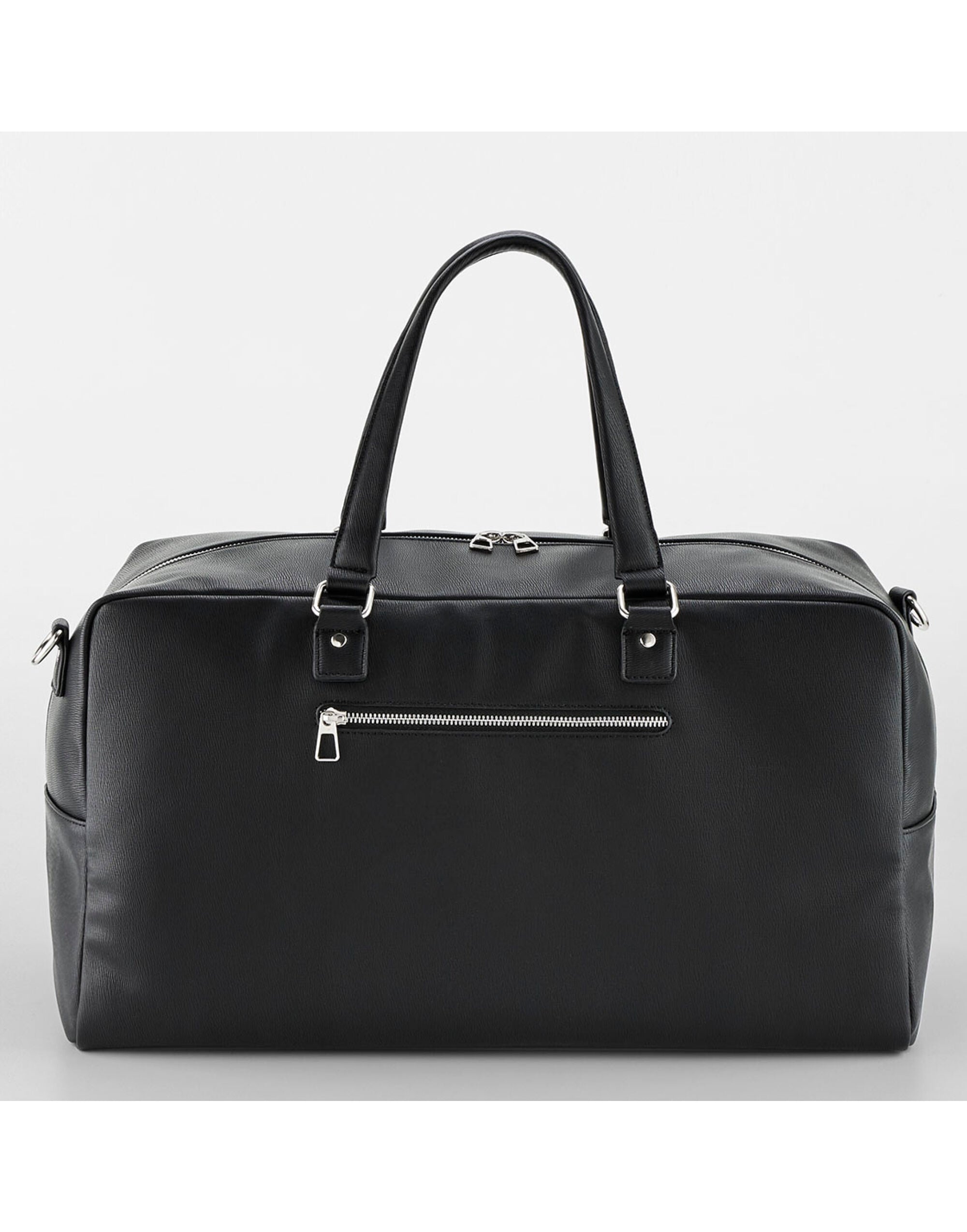 Quadra Tailored Luxe Weekender qd778 - Black O S - Customisable Bags