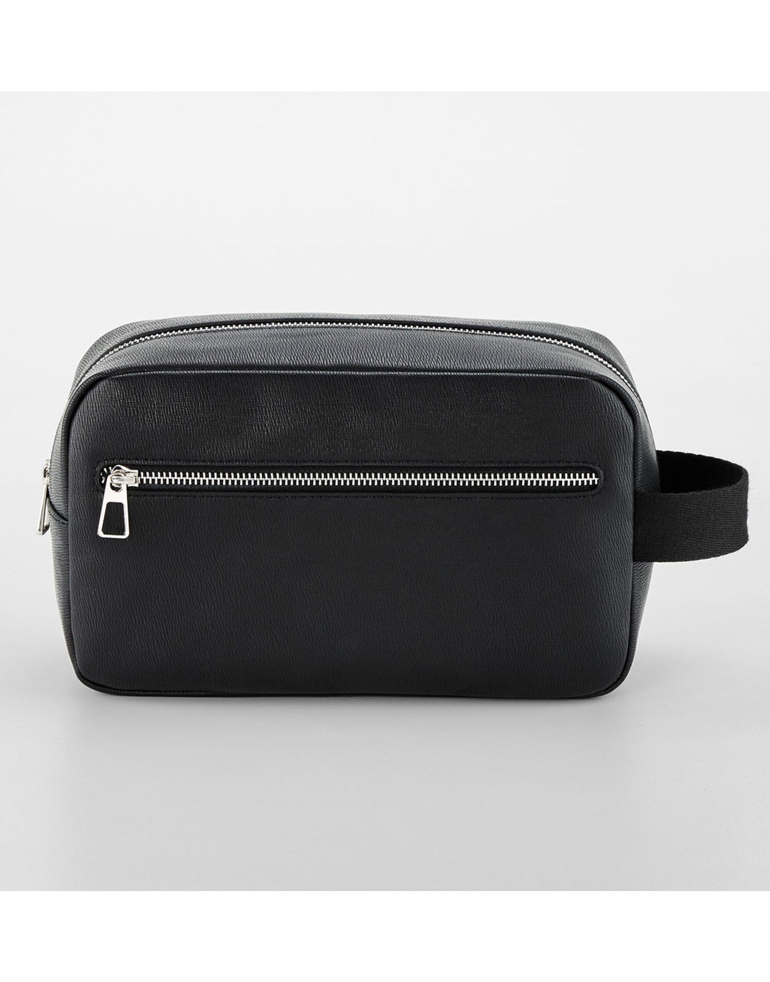 Quadra Tailored Luxe Wash Bag qd779 - Black O S - Customisable Bags